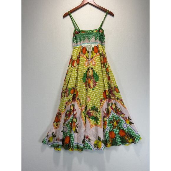 ALÉMAIS Lemonis Midi Dress Floral Travel Baby Shower Sundress Size 4 Retail $595 - Picture 13 of 13
